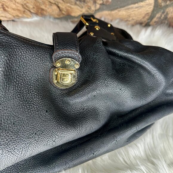 💎✨Authentic✨💎Louis Vuitton Monogram Mahina L Leather Hand Bag - Picture 12 of 13